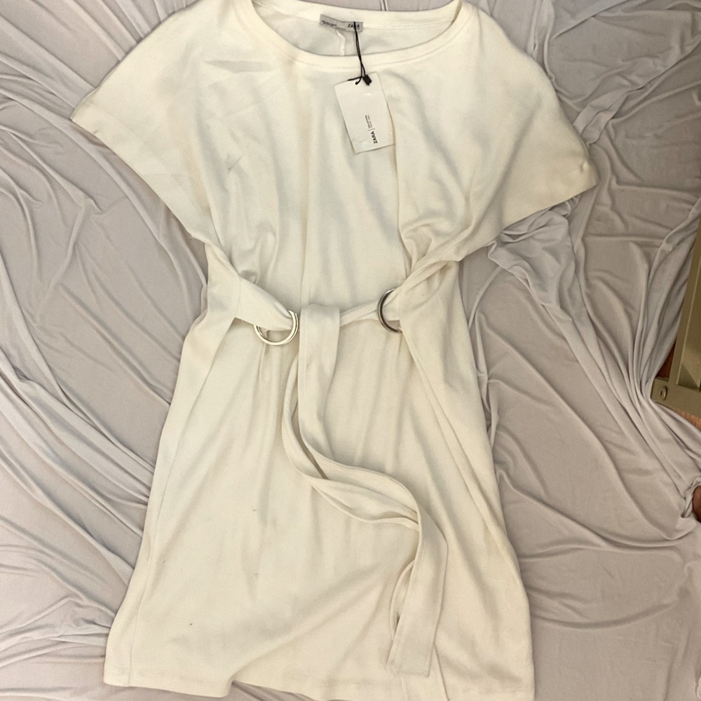 Zara white dress
